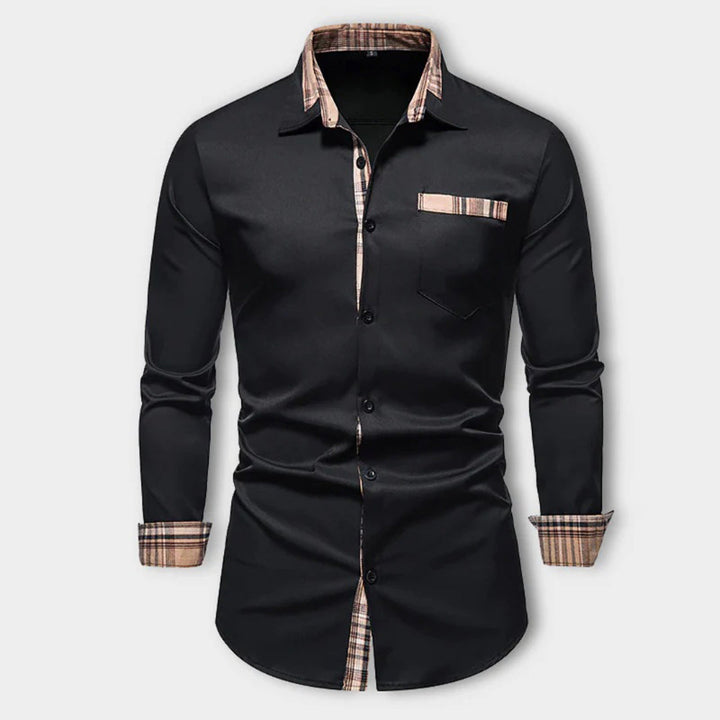 Herren Langarm Casual Hemd für Vielseitige Anlässe 2