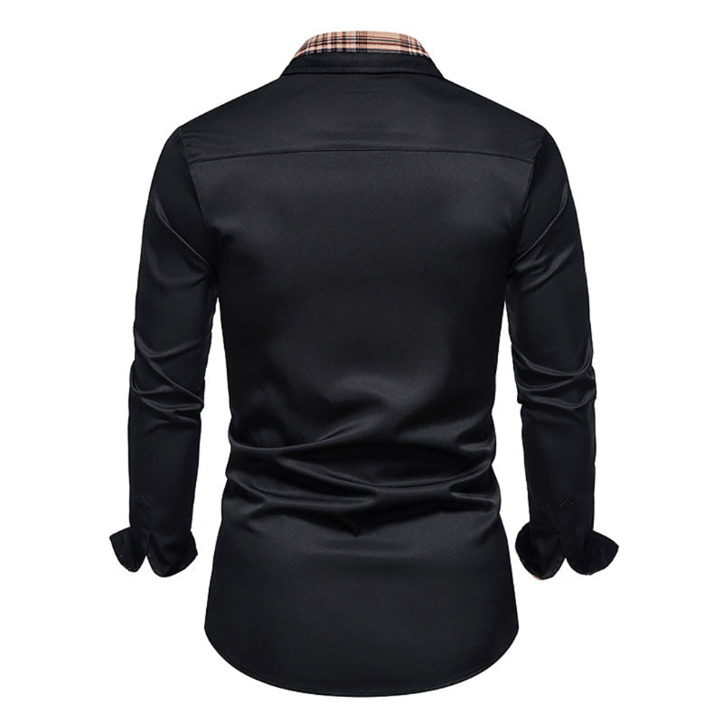 Herren Langarm Casual Hemd für Vielseitige Anlässe 3