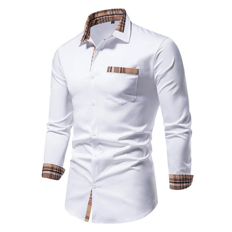 Herren Langarm Casual Hemd für Vielseitige Anlässe 8