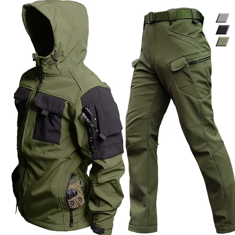 Herren Outdoor Set für Wandern und Abenteuer – Robuste und Wasserdichte Wanderbekleidung 0