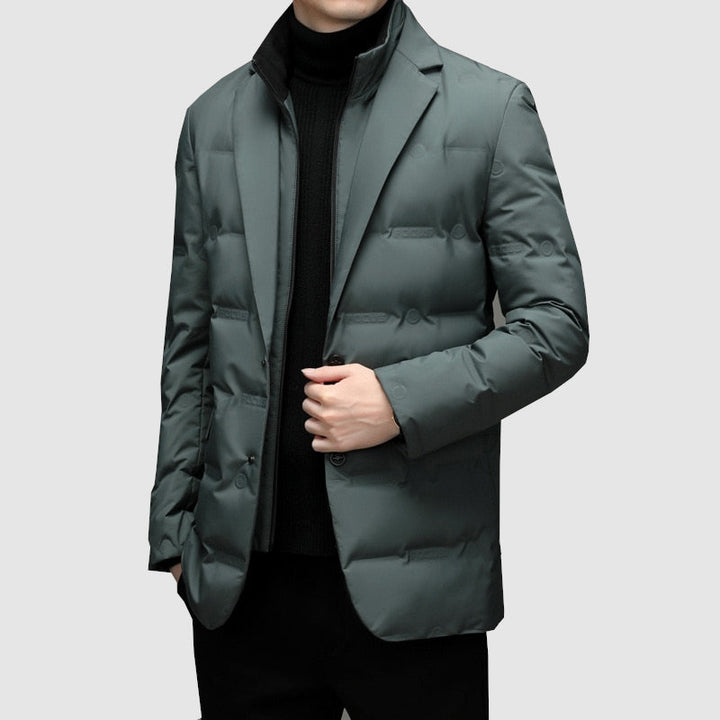 Herren Parka Jacke für Stil und Wärme – Elegante Jacke für Herren, Vielseitig Kombinierbar, Maßgeschneiderte Passform 3