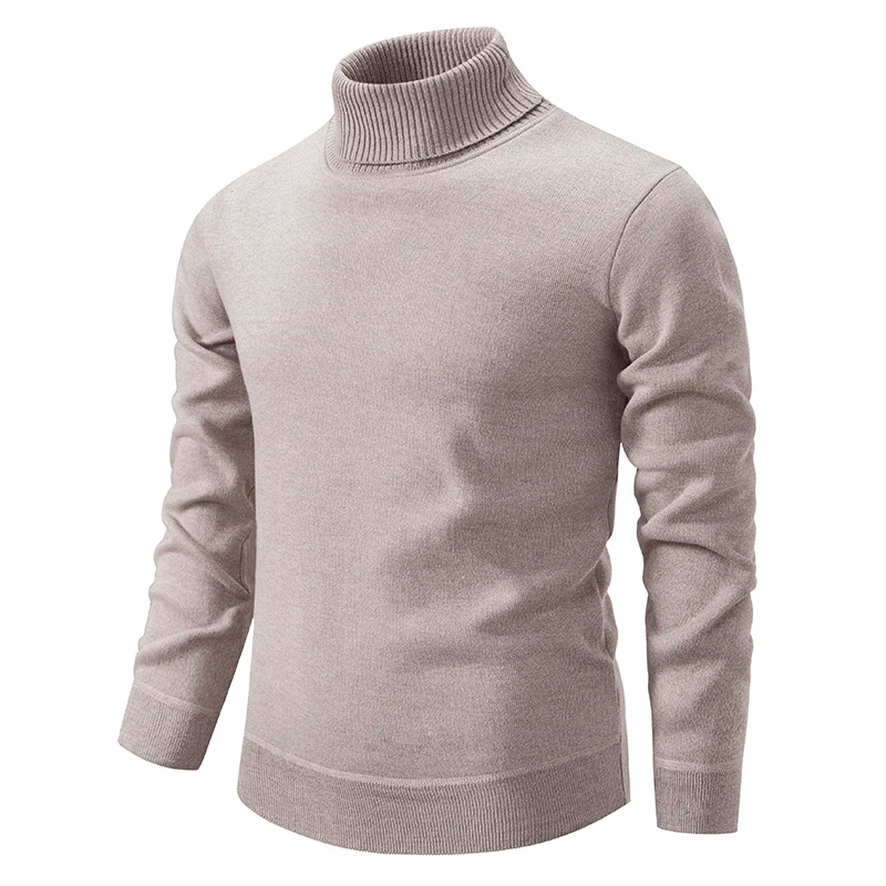 Herren Rollkragenpullover aus 100% Baumwolle – Weich, Langlebig und Klassisches Design, Größen S-XL, Verschiedene Farben 0