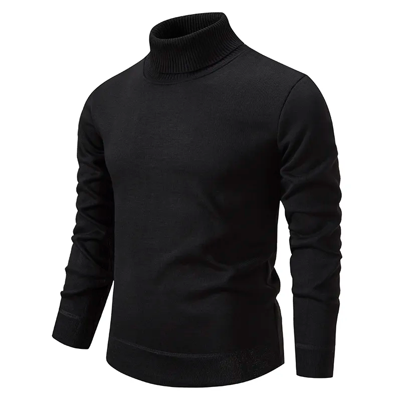 Herren Rollkragenpullover aus 100% Baumwolle – Weich, Langlebig und Klassisches Design, Größen S-XL, Verschiedene Farben 1