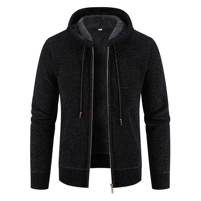 Herren Strickjacke aus Fleece – Warme Cardigan für den Winter, verschiedene Größen M-4XL, kuschelig und stylisch 10