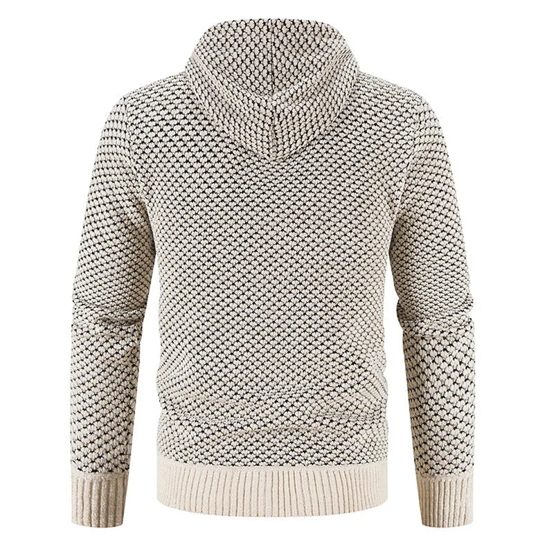Herren Strickjacke aus Fleece – Warme Cardigan für den Winter, verschiedene Größen M-4XL, kuschelig und stylisch 2