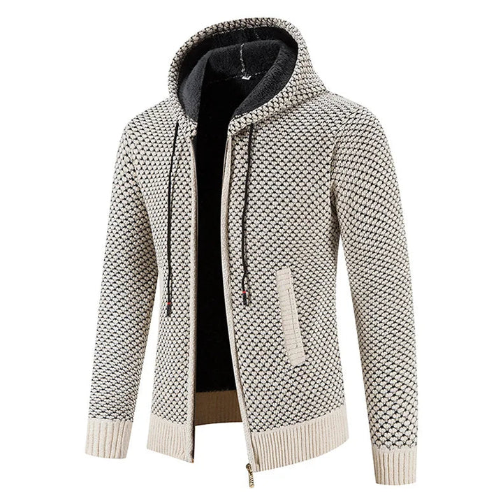Herren Strickjacke aus Fleece – Warme Cardigan für den Winter, verschiedene Größen M-4XL, kuschelig und stylisch 3