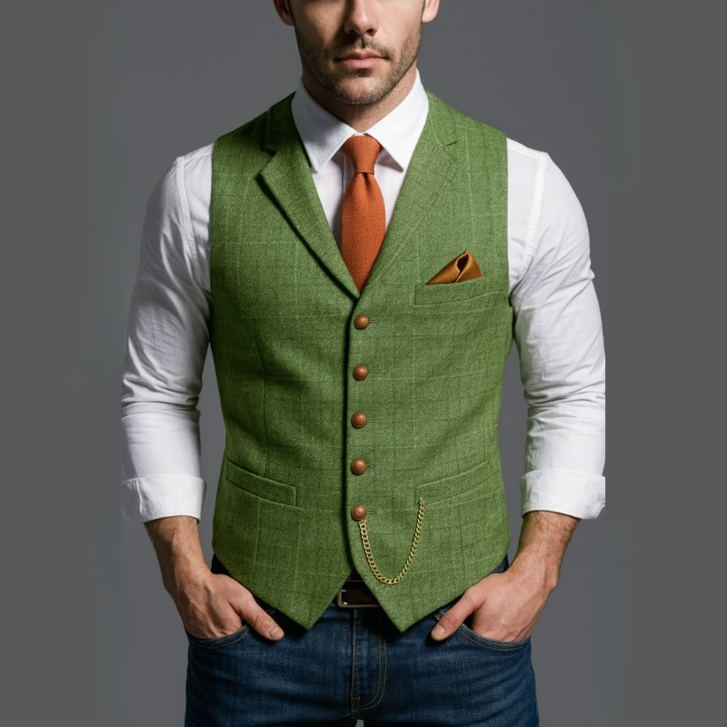 Herren Weste Vintage Stil für Formelle und Informelle Anlässe, verschiedene Farben verfügbar 4