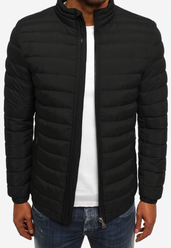 Herrenjacke - Elegante Gesteppte Jacke für Kühle Tage, Sportlich und Stilvoll 0