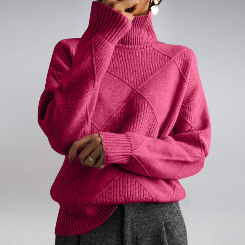 Hochwertiger Rollkragen Damenpullover - Warme Pullover für Damen in verschiedenen Farben 9
