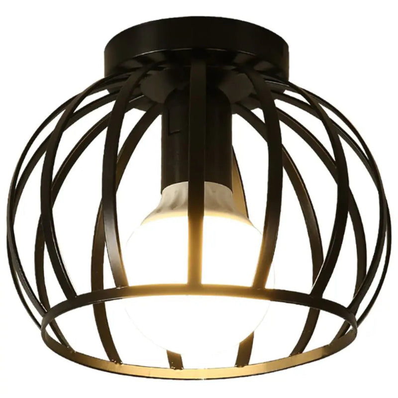 Industrial Ceiling Light - Black Vintage Metal Hanging Light for Modern Home Decor 6