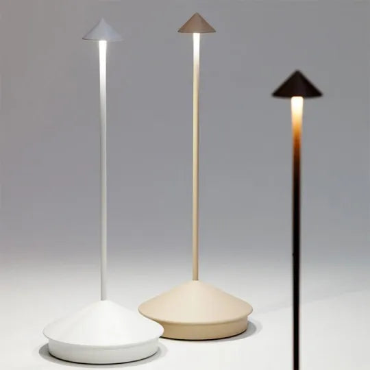 Kabellose LED-Tischleuchte mit Dimmfunktion und Wasserfestem Design – Moderne Tischlampe für Innen und Außen 4