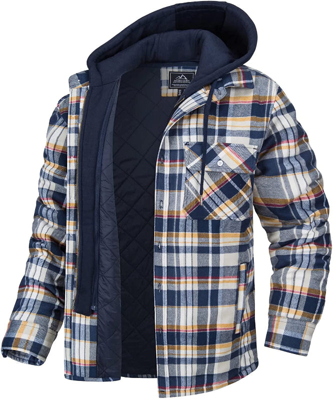 Karierter Wintermantel Damen Lang mit Stehkragen und Winddichten Manschetten – Bequem und Stylish für Herbst und Winter 5