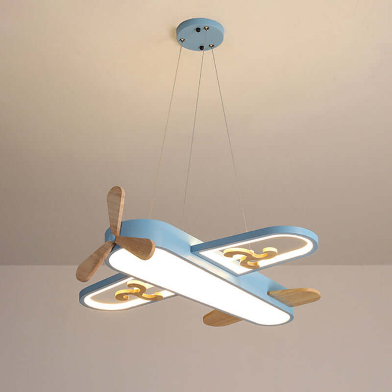 Kinderzimmer Deckenlampe Flugzeug - Kreative Kinderlampe Mit Einstellbarer Lichtfarbe und Fernbedienung 0