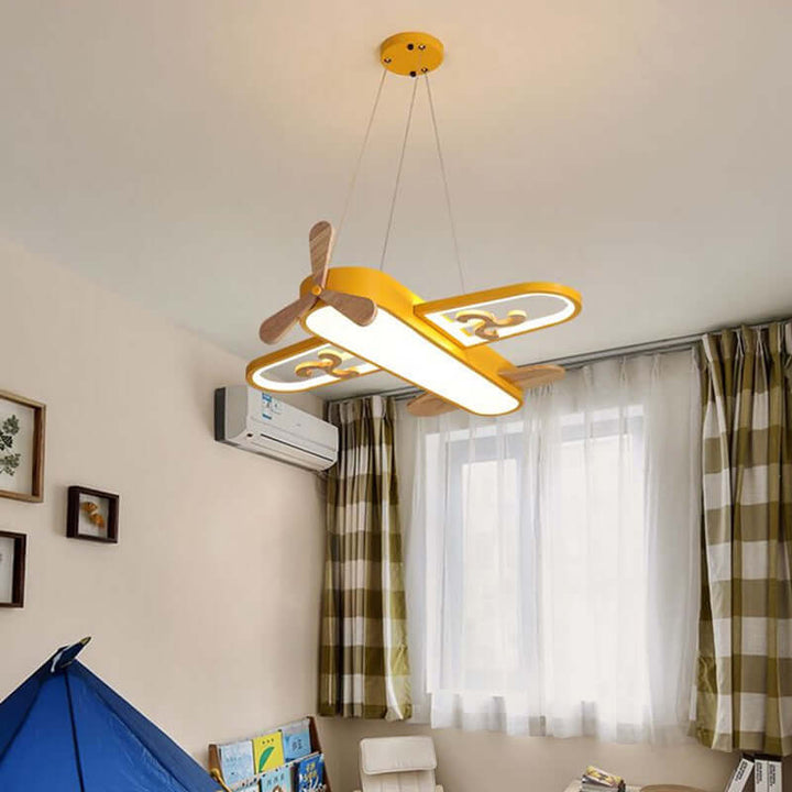 Kinderzimmer Deckenlampe Flugzeug - Kreative Kinderlampe Mit Einstellbarer Lichtfarbe und Fernbedienung 2
