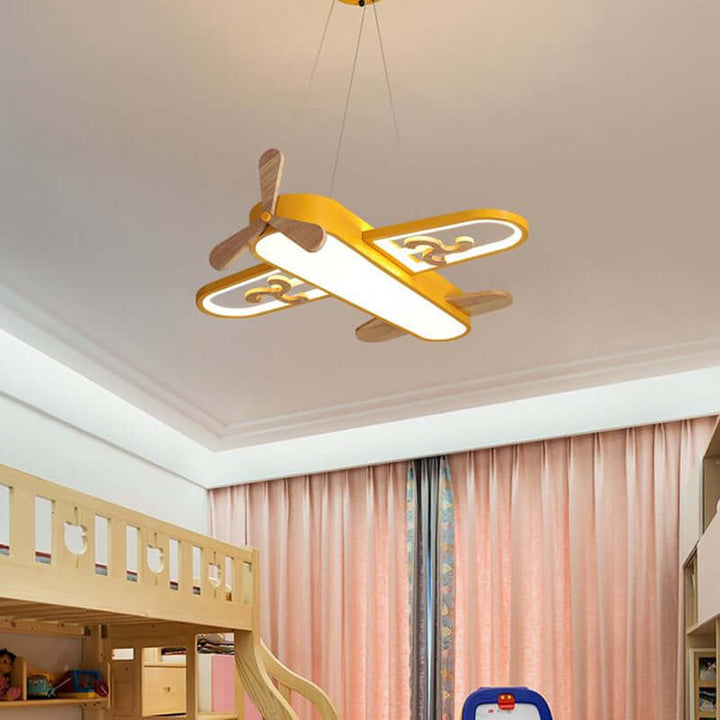 Kinderzimmer Deckenlampe Flugzeug - Kreative Kinderlampe Mit Einstellbarer Lichtfarbe und Fernbedienung 3