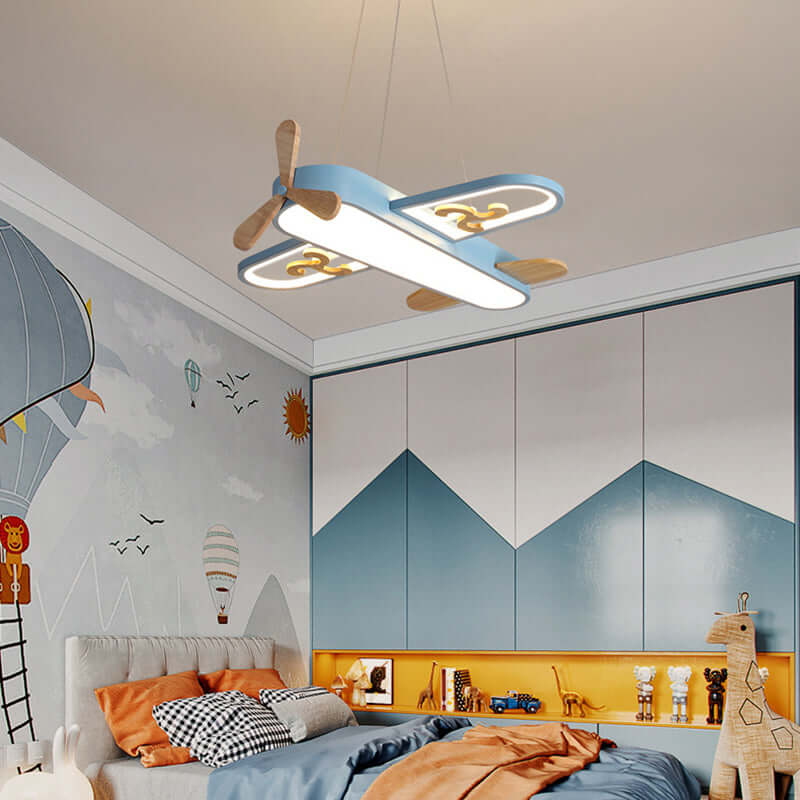 Kinderzimmer Deckenlampe Flugzeug - Kreative Kinderlampe Mit Einstellbarer Lichtfarbe und Fernbedienung 6