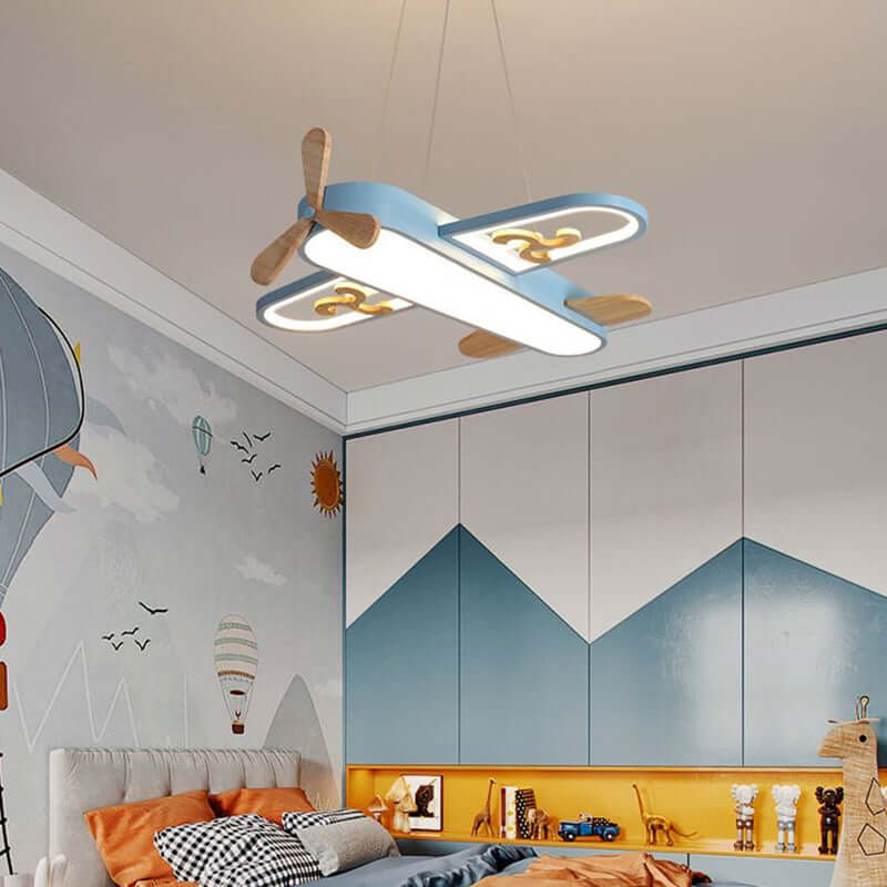 Kinderzimmer Deckenlampe Flugzeug - Kreative Kinderlampe Mit Einstellbarer Lichtfarbe und Fernbedienung 7
