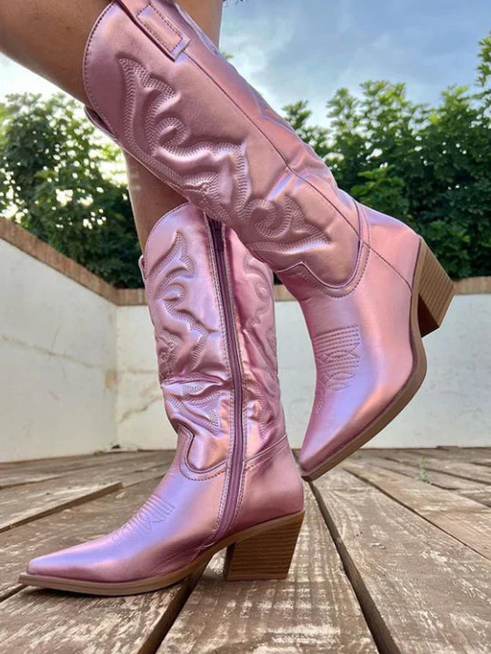 Klassische Damen Lederstiefel Schwarz – Elegantes Design mit Bequemlichkeit für Jeden Anlass 2
