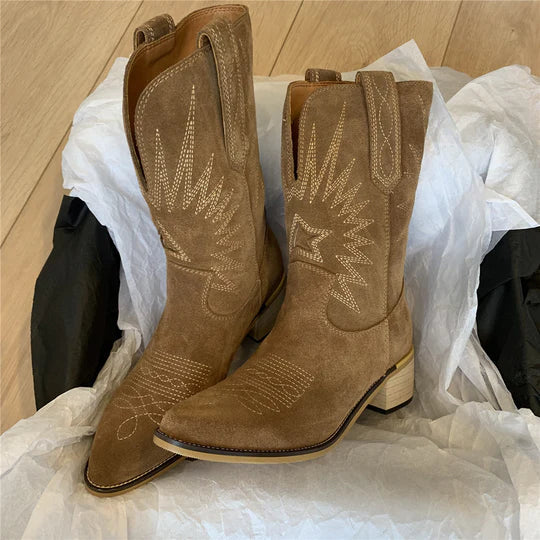 Klassische Damen Lederstiefel Schwarz – Elegantes Design mit Bequemlichkeit für Jeden Anlass 3