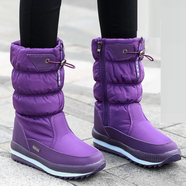 Kuschelige Winterschuhe Damen mit Wasserabweisendem Obermaterial und Rutschfester Sohle – Warm und Gemütlich für Wintertage 10