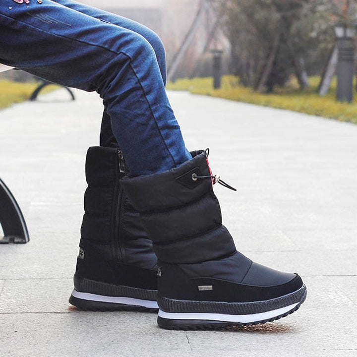 Kuschelige Winterschuhe Damen mit Wasserabweisendem Obermaterial und Rutschfester Sohle – Warm und Gemütlich für Wintertage 4