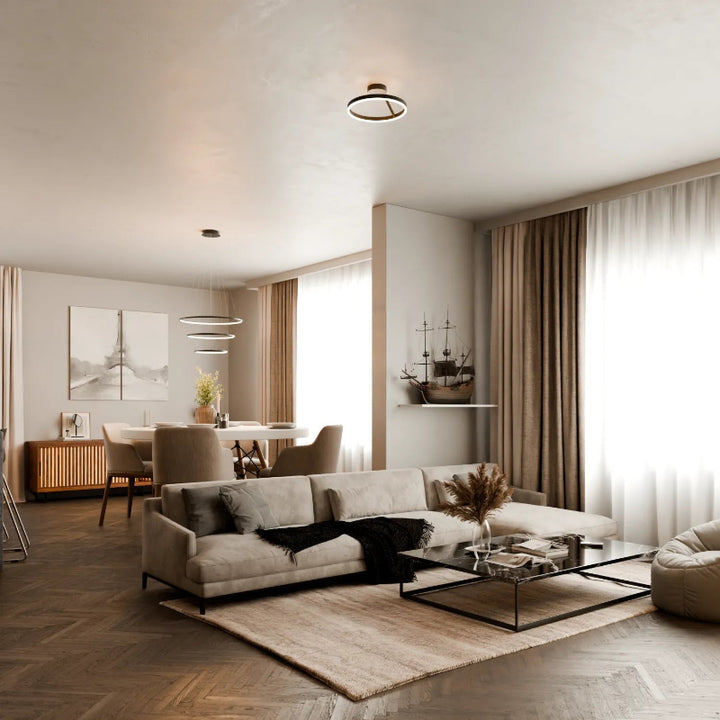 LED Ceiling Light Fixture with Adjustable Color Temperature - Modern Ceiling Lamp for Home and Office Spaces 7