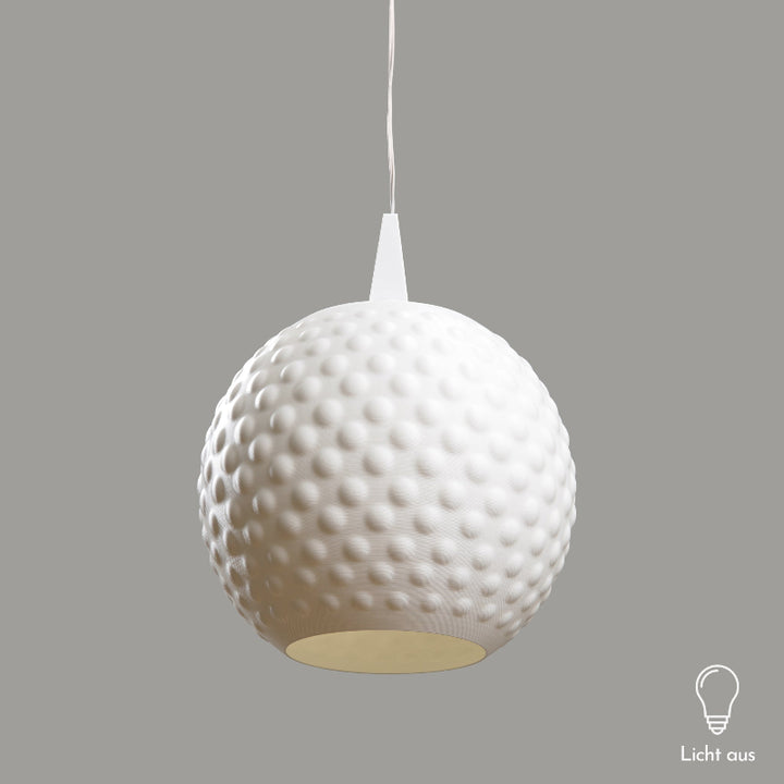 Lampshade for Herrnhuter Star A1 - Matte White 10 cm Diameter with Structured Surface and Bead-Like Pattern 0