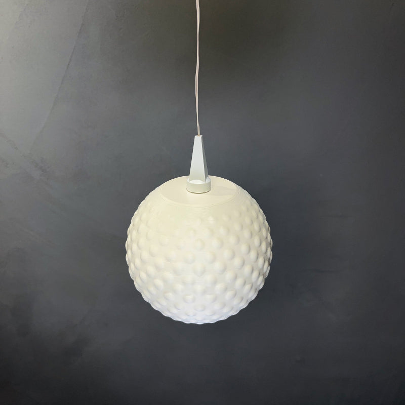 Lampshade for Herrnhuter Star A1 - Matte White 10 cm Diameter with Structured Surface and Bead-Like Pattern 3