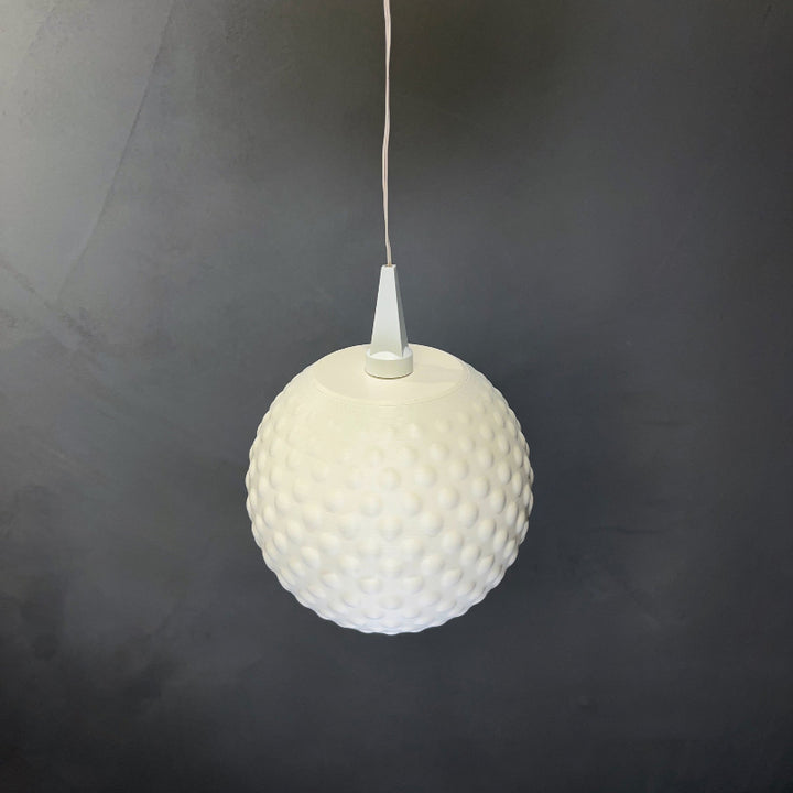 Lampshade for Herrnhuter Star A1 - Matte White 10 cm Diameter with Structured Surface and Bead-Like Pattern 3