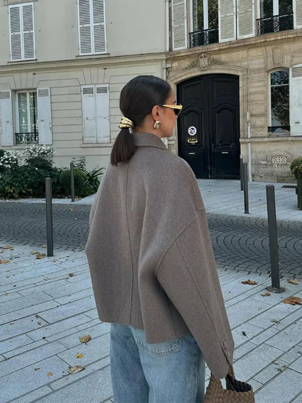 Lässige Damenjacke mit Bequemer Passform – Ideal für Jeden Tag, Leichtes Material, Vielseitig Kombinierbar, Größen S-3XL 3
