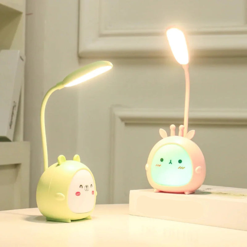 Leselampe für Kinder mit Augenschutz und USB-Ladefunktion – Tragbares, buntes Nachtlicht für sicheres Lesen und Lernen 1