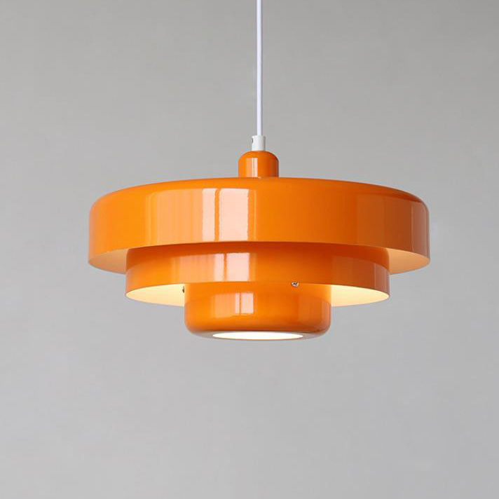Mehrschichtige Pendelleuchte in Grün und Orange – Elegante Hängelampe für Schlafzimmer und Wohnzimmer 7