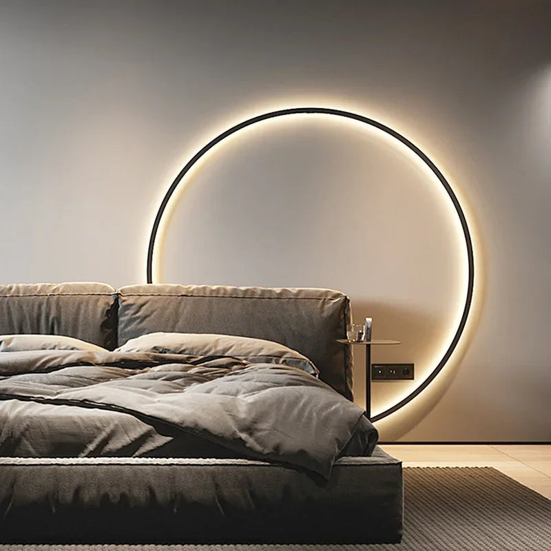 Minimalistische Runde Wandleuchte Innen – Hochwertige LED Wandlampe für Stilvolles Wohnen 1