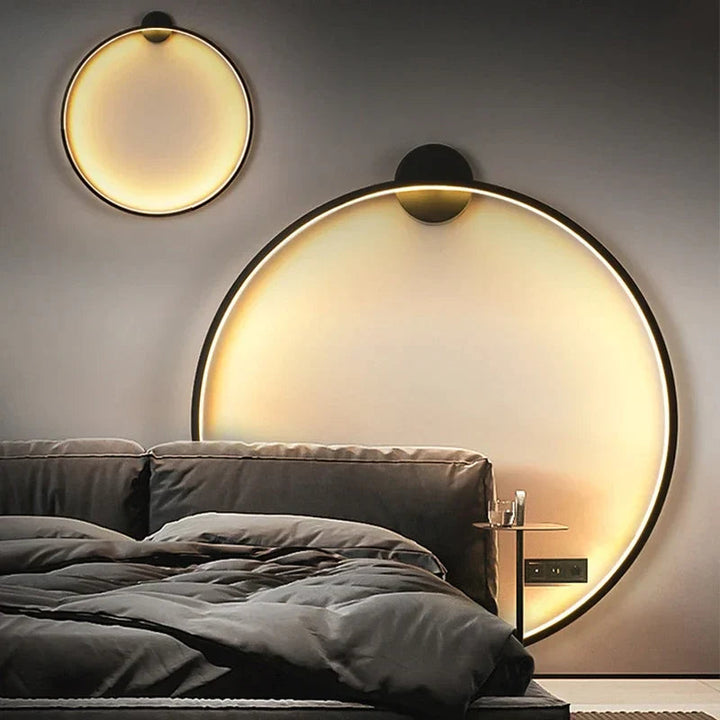 Minimalistische Runde Wandleuchte Innen – Hochwertige LED Wandlampe für Stilvolles Wohnen 2