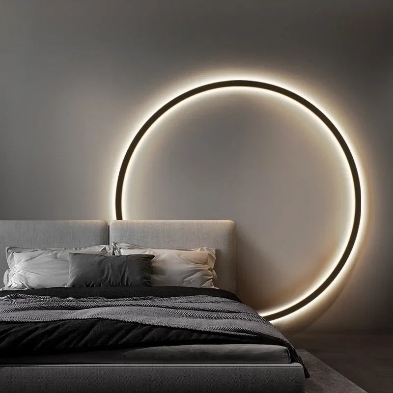 Minimalistische Runde Wandleuchte Innen – Hochwertige LED Wandlampe für Stilvolles Wohnen 3