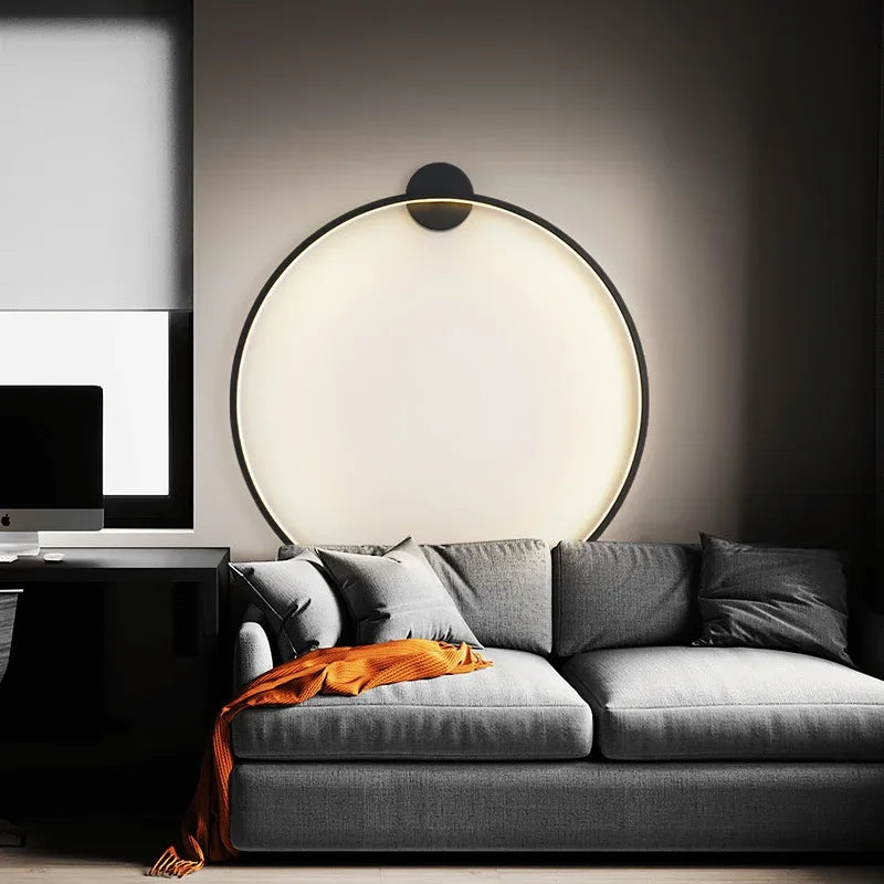 Minimalistische Runde Wandleuchte Innen – Hochwertige LED Wandlampe für Stilvolles Wohnen 4