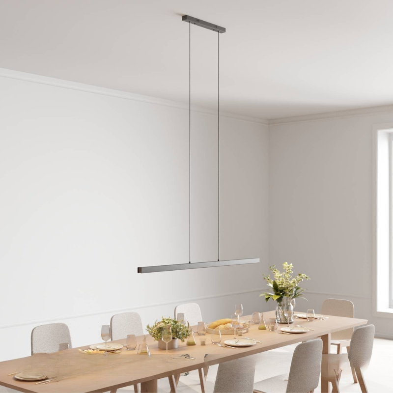 Lineare LED-Pendelleuchte für Ess- und Wohnbereiche