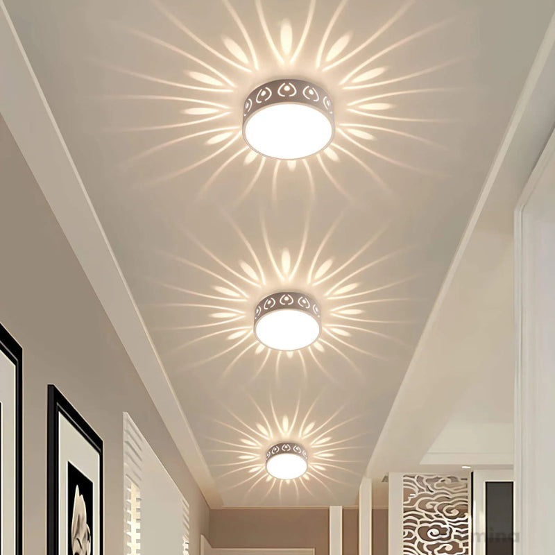 Modern LED Ceiling Light - Slim Ceiling Lamp for Hallways, Entrances, and Outdoor Balconies 2