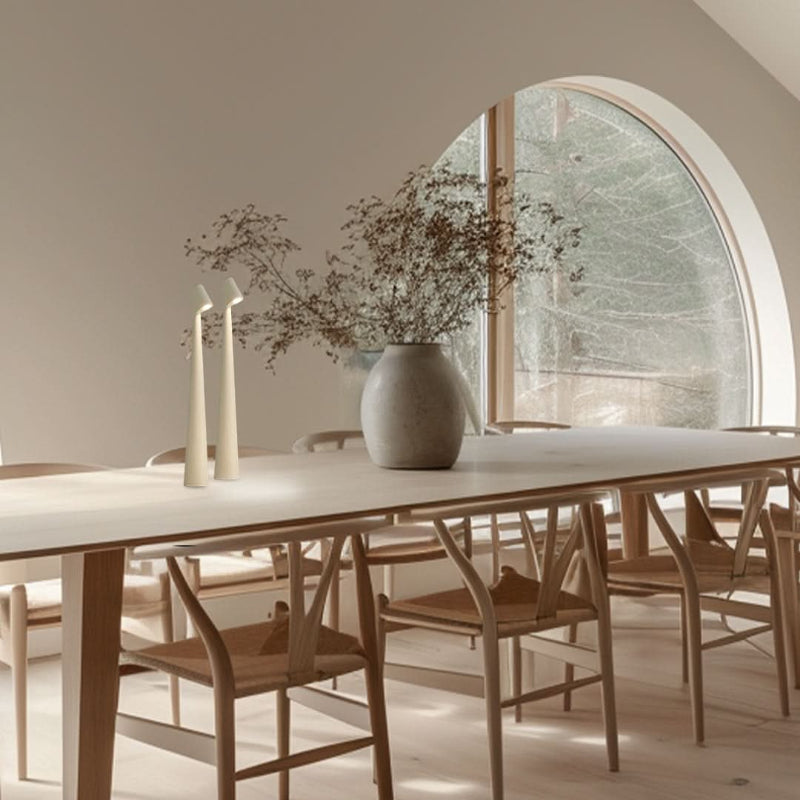 Modern Rechargeable Table Lamp – Sleek LED Design for Indoor and Outdoor Use, Wireless, Dimmable, 20-Hour Battery Life 2