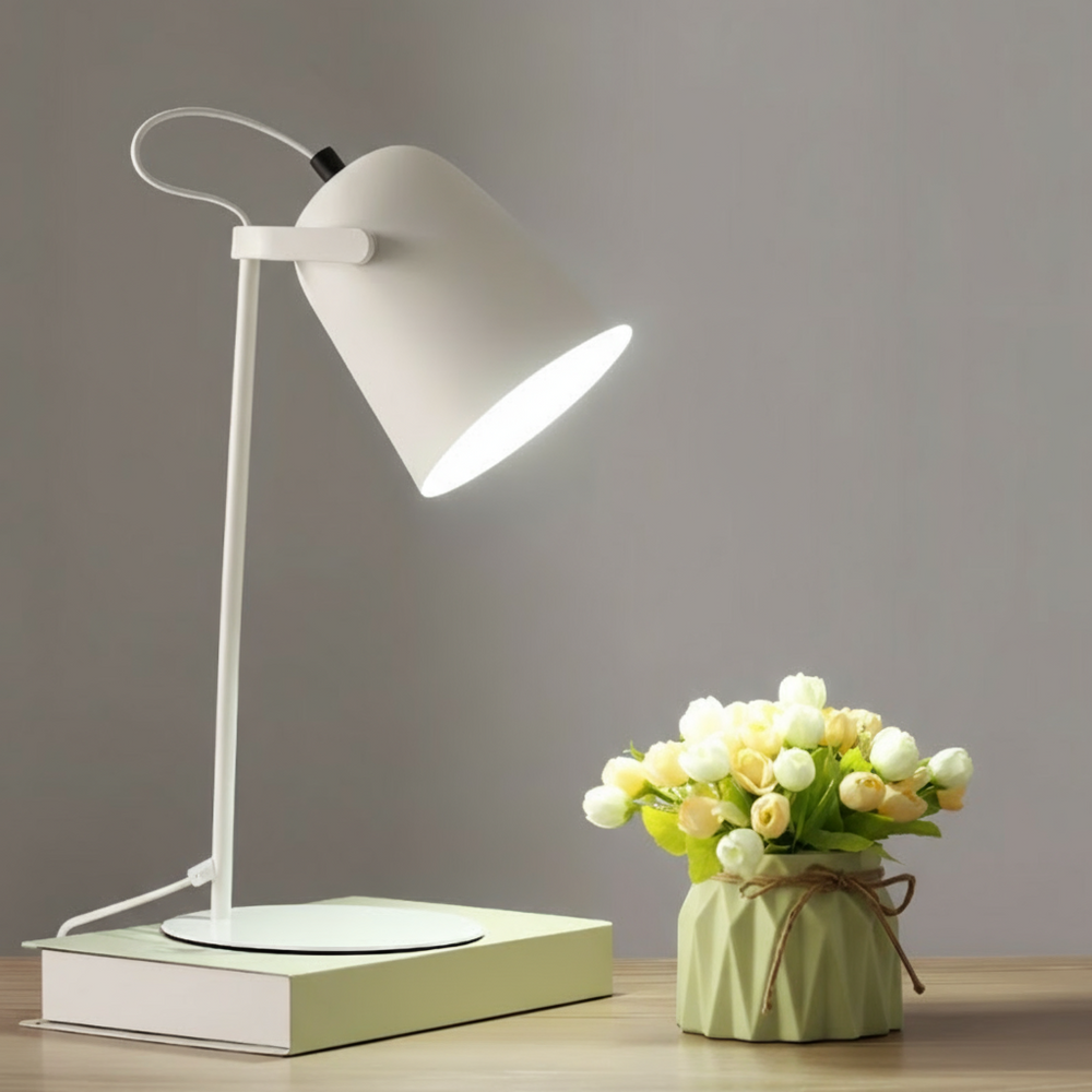 Modern Table Lamp with Adjustable Rotating Shade for Versatile Lighting 1