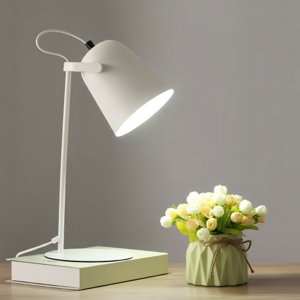 Modern Table Lamp with Adjustable Rotating Shade for Versatile Lighting 1