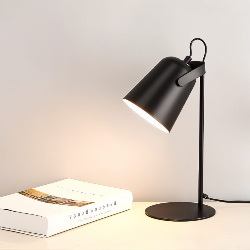 Modern Table Lamp with Adjustable Rotating Shade for Versatile Lighting 4
