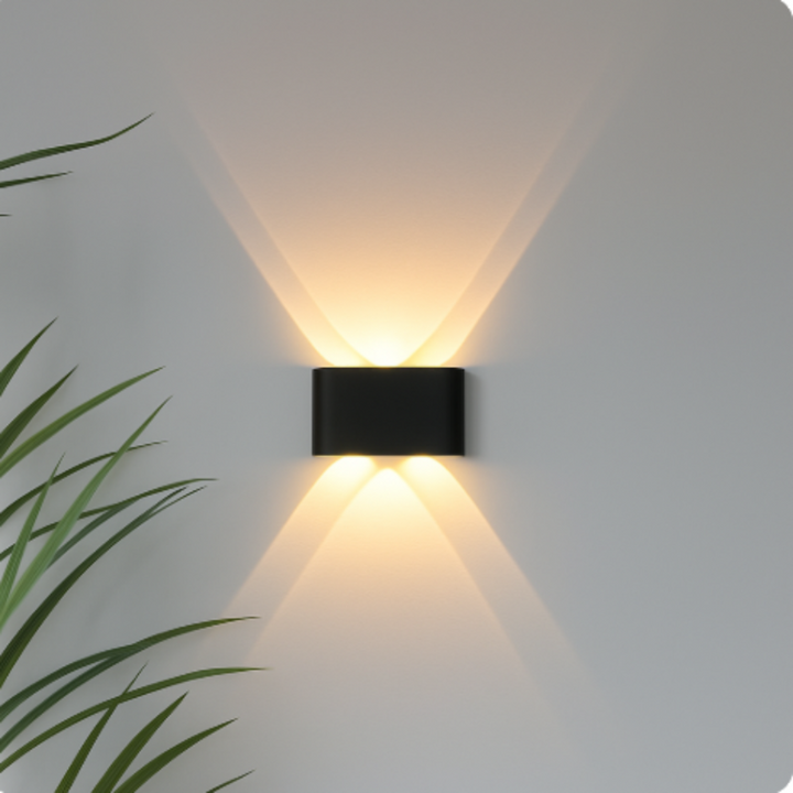 Modern Wall Light for Indoor and Outdoor Use - Versatile Wall Lamp with Minimalist Design 2