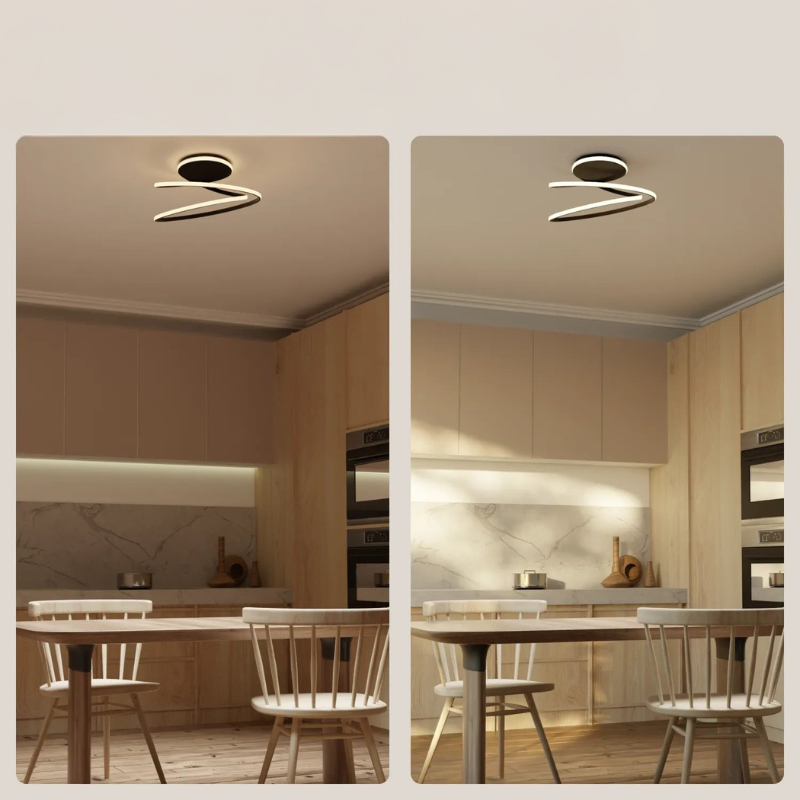 Moderne Ring-Deckenleuchte mit Einstellbarer Beleuchtung