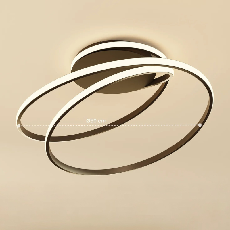 Moderne Ring-Deckenleuchte mit Einstellbarer Beleuchtung