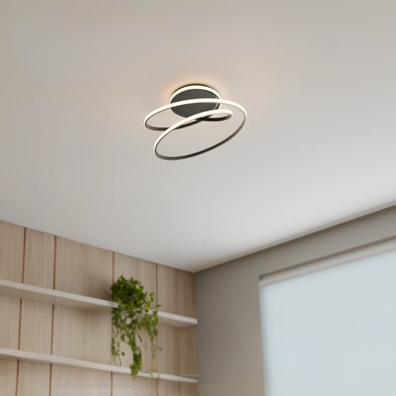 Moderne Ring-Deckenleuchte mit Einstellbarer Beleuchtung