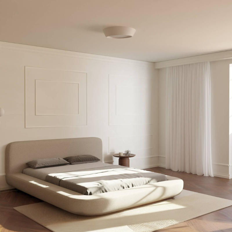 Moderne Runde LED-Deckenleuchte für Zeitgenössische Innenräume