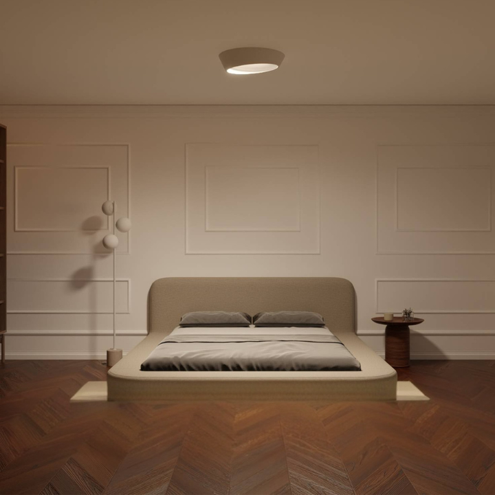 Moderne Runde LED-Deckenleuchte für Zeitgenössische Innenräume