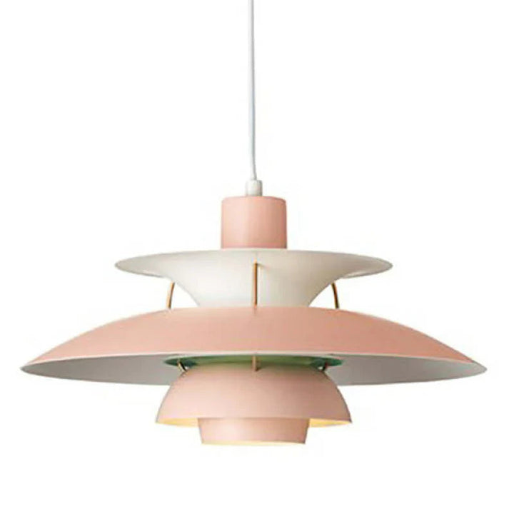 Moderne LED-Hängelampe in Farbenfrohem Metalldesign für Esstisch und Wohnbereiche – Energiesparend, E27 Fassung 11