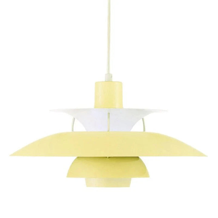 Moderne LED-Hängelampe in Farbenfrohem Metalldesign für Esstisch und Wohnbereiche – Energiesparend, E27 Fassung 18